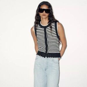 NWOT ZARA Knit Vest